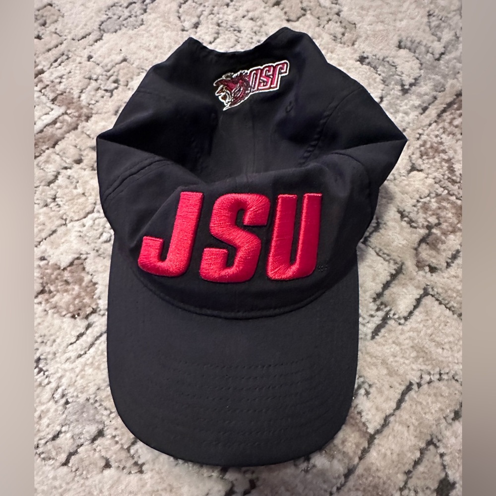 JSU Black Cap with Red Embroidery